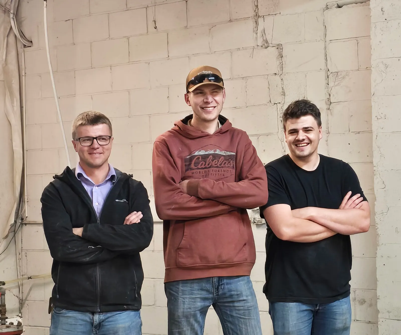 The DJ Durepoxy Coatings team at the shop