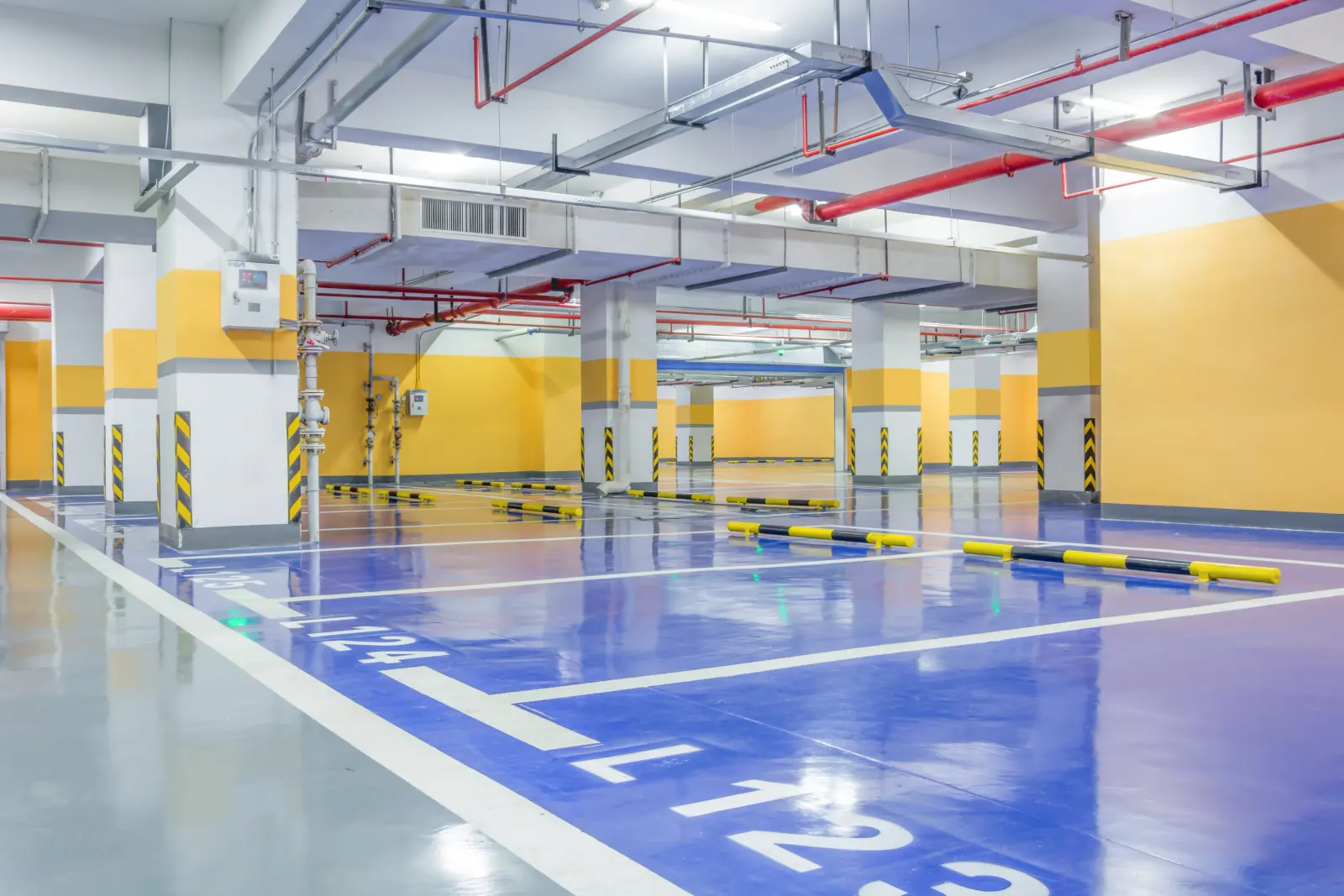 Epoxy floor coating project in Vegreville, Alberta
